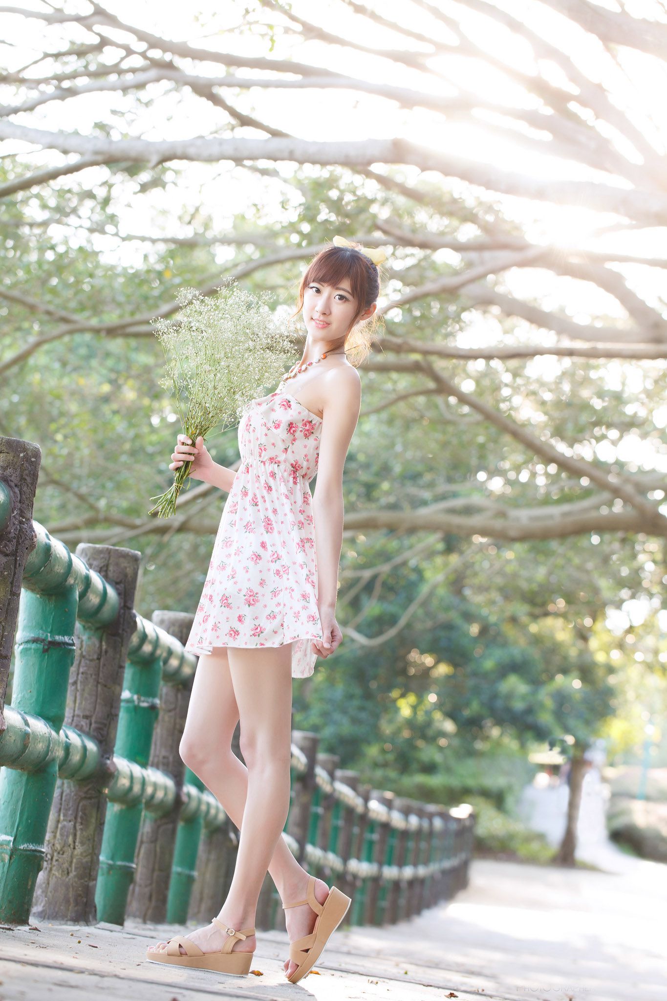 台灣模特Queena/林茉晶《公園外拍》